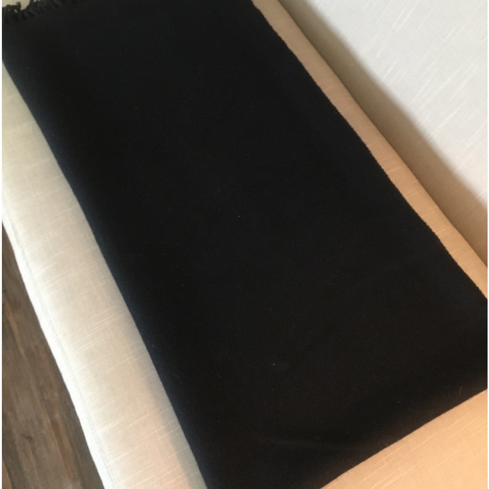 Cashmere Mongolian Black throw!